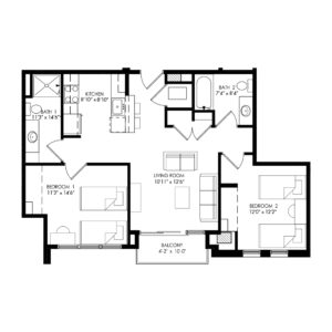 Two Bedroom - Style D