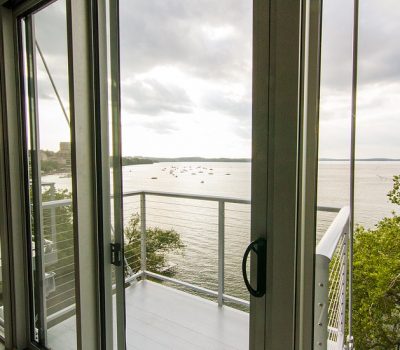 Window Door to Balcony over Water