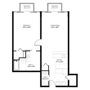 One Bedroom - Style G